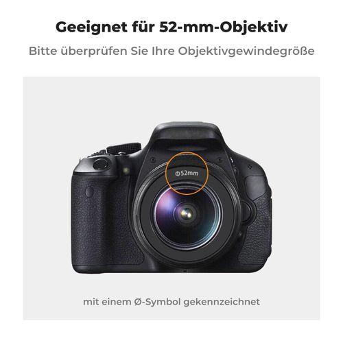 K&F Concept Reversible Lens Hood for Canon F-M 15-45mm f/3.5-6.3 is STM;RF-S 18-45mm f/4.5-6.3 is STM Lens Replaces Canon EW53 Lens Hood