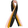 Fender USA Made Leather Strap Vegan Leather Strap, Butterscotch, 2.5"