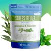 Stress Relief Bath Salt 32 Ounces Epsom Salt with Natural Spearmint and Eucalyptus Essential Oils Plus Vitamin C in BPE Free Pouch with Easy Press-Lock Seal