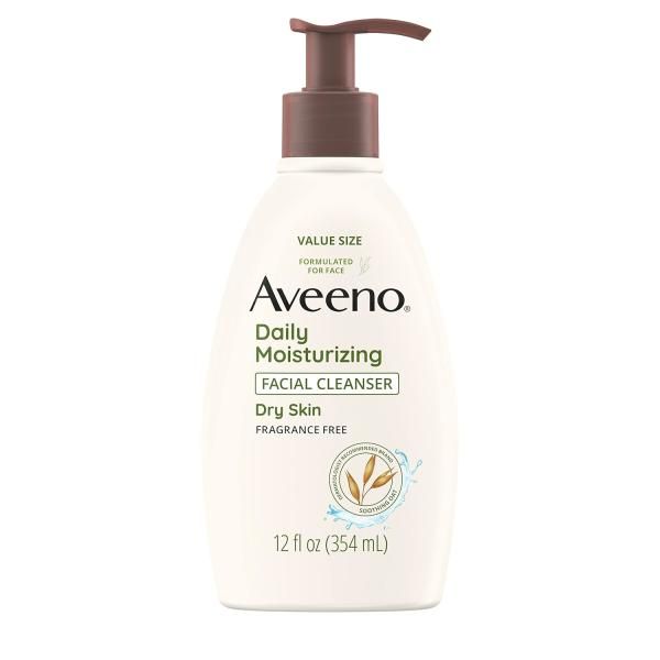 Aveeno Daily Moisturizing Face Cleanser Unscented 12 oz