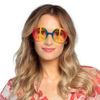 Bright Coloured Hippie Glasses
