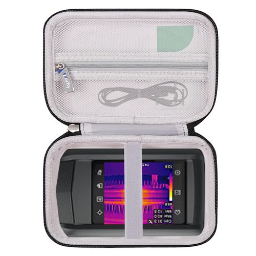 Case for HP96 Thermal Imaging Camera Super Resolution 240 x 240 Thermal Camera with Visual Camera, Carrying Case Compatible with HSFTOOLS HP96 Thermal Camera (Case Only) (Black)