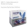 Howard Leight by Honeywell DPAS30R Airsoft Flanged Reusable Earplugs with Red Polycord, 100-Pairs (DPAS-30R),Blue
