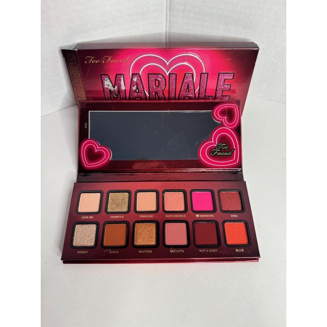 NEW❤Too Faced MARIALE AMOR CALIENTE Eye Shadow & CHEEK Palette