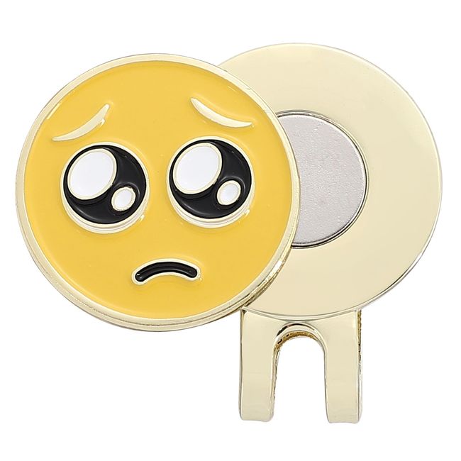 Don Flyee Golf Marker Magnet Pyen Crying Face Alloy Hat Clip E0033