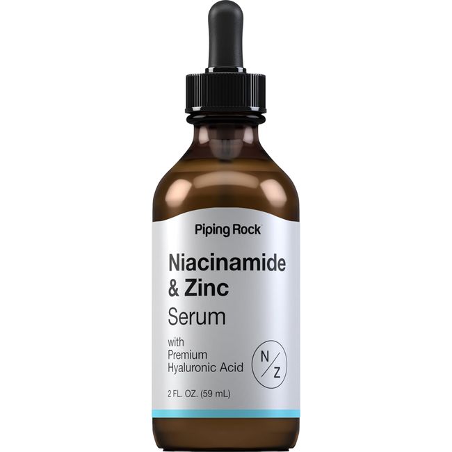 Niacinamide Serum with Zinc 2 fl oz | Skin Care for Face | by Piping Rock