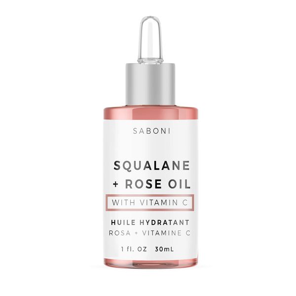 Squalane + Rose Oil with Vitamin C Moisturizing Ant-aging Serum