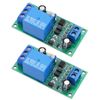 Create idea 2PCS DC 12V Time Delay Relay Module 55x28x18.4mm 0~60 Seconds Adjustable Time Delay Timer Relay Delay Controller Board for Home Automotive Electronics