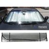 Chrome Front Window Windshield Sun Shade Reflector Accordion Fold Car 54"x27"