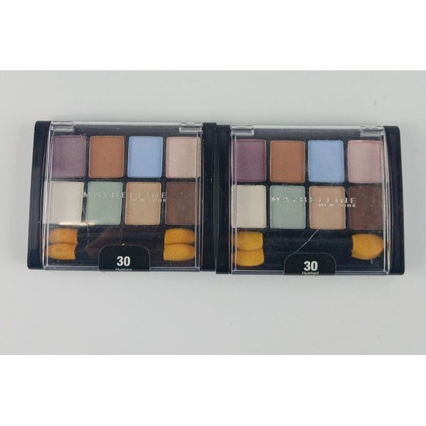2 PACK MAYBELLILNE EXPERT WEAR EYE SHADOW PALETTE 30 HUSHED TINTS
