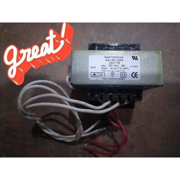 Universal  Garage Door Opener Transformer 120 V to 18 V