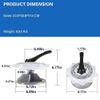 Replacement 2" for Pentair Hiflow Multiport Valve Top Assembly 261055 270067 Spa