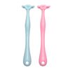 YaPoola Design Reusable NO-Waste Dental Floss Handle 2 Counts for Adults and Kids Teeth Cleaning Interdental Brush Unflavored Floss Picks Colorful floas Holder Flosser