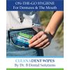 Dr. B Dental Solutions Cleanadent Dental Wipes, Denture Cleaner Removes Adhesives, Food, Stains, and Odor 30 Count Pack