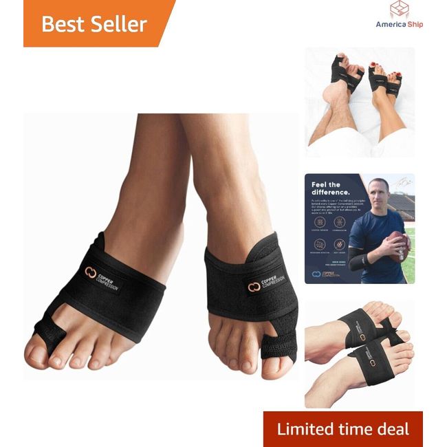 Toe Splints for Bunion Relief - Orthopedic Brace for Men & Women - 1 Pair