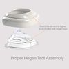 Hegen Baby Feeding Bottle Replacement Teats (2 Pack) Slow Flow
