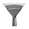 Garden Lawn Leaf Rake Replacement 16 Tooth Metal Head SupaGarden