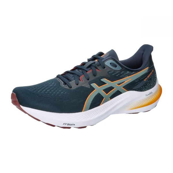 ASICS GT-2000 12 Men's Running Shoes, 401 (French Blue/Fog Teal)