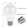 DEWENWILS 8-Pack A19 LED Light Bulbs 5000K Daylight LED Light Bulbs,Non Dimmable