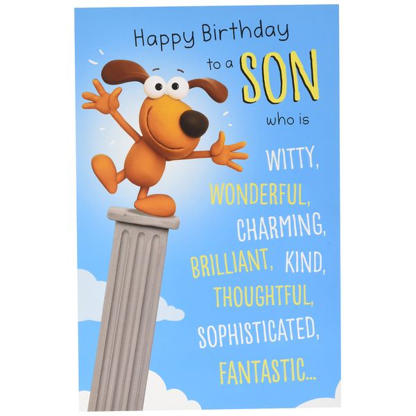 UK Greetings Birthday Card for Son - Funny Design