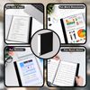 1 x A4 Display Book 20 Pocket | Presentation Folder | Home and Office Use (Black)