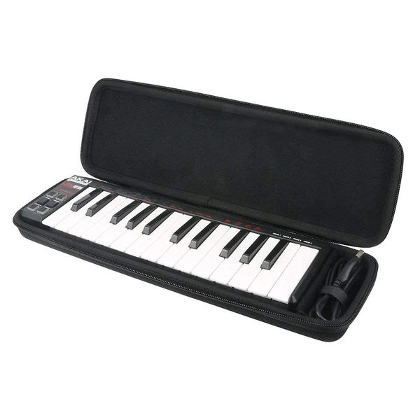 Khanka Hart Tasche Case für AKAI Professional LPK25 Portabler 25 Tasten USB MIDI Keyboard Controller.(Für LPK25,nur Tasche)