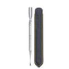 GERMANIKURE Cuticle Pusher & Scraper in Leather Case, Manicure Tools Made in Sol