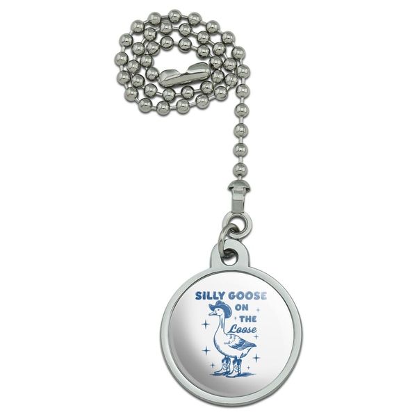Graphics & More Silly Goose on the Loose Ceiling Fan and Light Pull Chain