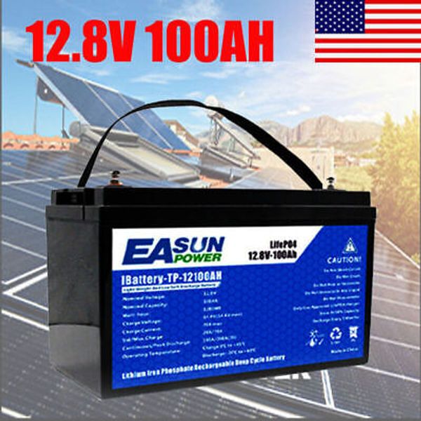 100Ah LiFePO4 Lithium Battery 15000 Cycles For RV Trolling Motor With Smart BMS