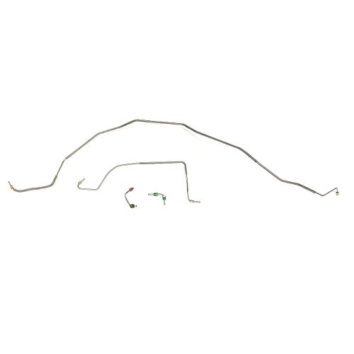 Front Brake Line Kit - Fits 64-67 Chevelle/Malibu/El Camino - Galfan Coated Steel - The Stop Shop