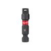 Milwaukee Socket Wrench Insert Shockwave 50mm 1/4" Hex to 1/4" Square