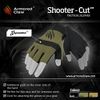 Armored Claw Shooter Cut Tactical Gloves, X-Small / Black
