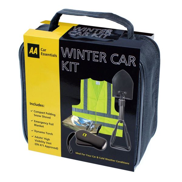 AA Winter Car Kit with Folding Snow Shovel