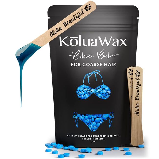 KoluaWax Premium Waxing Kit for Women - Hot Melt Wax Warmer for Hair  Removal