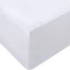 Acrali Home Premium Microfiber fitted sheets (White, Microfiber | King (200x150+40cm))