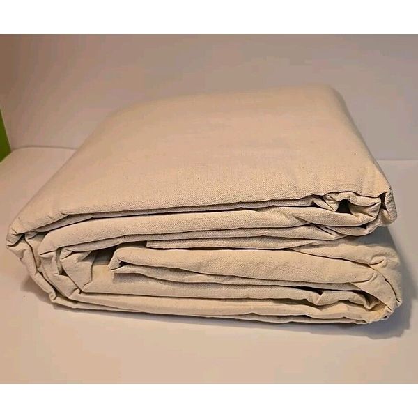 All Purpose Canvas Drop Cloth For Painting size 12 X 15 Ft Pure Cotton Washable