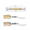 WINDOWS & DOORS SCREEN KIT REPAIR SIZE 48” X 96” WITH SPLINE AND ROLLING TOOL