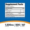 Nutricost Psyllium Husk 1500Mg Per Serving, 500 Capsules - Non-gmo & G