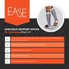 Ease Bold Pattern Gradient Compression Socks, 20-30mmHg Compression - Natural Stripe, X-Large