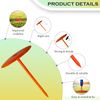 FEBTECH-Septic Tank Marker for Property line Markers-6"x10" Pack of 4+1 Hammer
