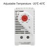 sourcing map Mechanical Switch Thermostat KTO011 Cabinet Temperature Controller -20-40°C Adjustable Normally Closed (N.C) Temperature Control Switch