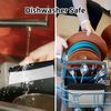 Bench Dough Scraper Cutter - 2PCS 6" Stainless Steel Chopper Baking Scraper
