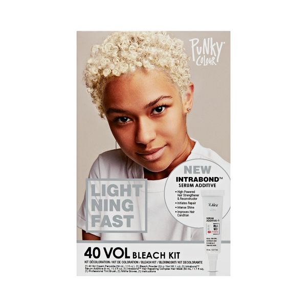 Punky Intrabond™ 40 Vol Bleach Kit, Fast Bleaching Action for Brighter Hair