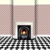 MyTinyWorld Dolls House Miniature Chocolate Classic Wallpaper Design