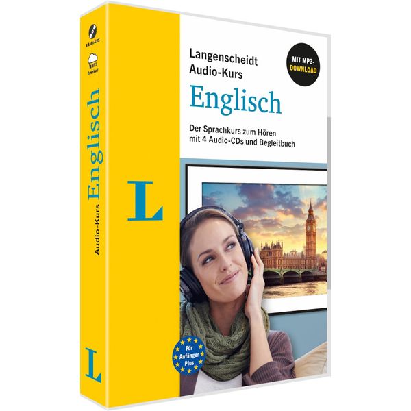 Langenscheidt Audio-Kurs Englisch: Der Sprachkurs zum Hören mit 4 Audio-CDs, MP3-Download und Begleitbuch