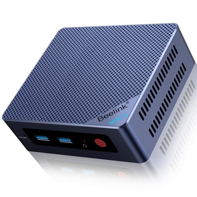 Mini PC Beelink 12th Generation Intel Alder Lake-N100 Processor (Up to 3.40 GHz) MINI-S12 Pro Mini PC Pre-installed W11, 16GB RAM 500GB SSD Space Saving PC, 4K@60Hz, Dual