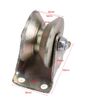 Yosoo 2Pcs/Set 2" V Type Sliding Gate Roller Steel V Type Wheel with Bracket for Sliding Gate Track