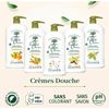Shower cream with cotton milk, hypoallergenic, extra soft