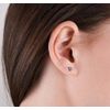Checker Logo Picture 925 Sterling Silver Stud Earring Jewellery