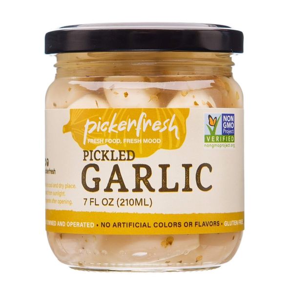 (Pack of 3) Pickerfresh Pickled Garlic Gourmet Garlic Cloves 7 oz